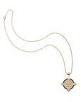 Forever Petite Embellished Coin 16-18" Classic Rolo Chain Necklaces Jane Win 