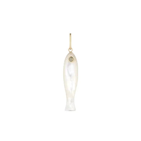Fortuna Mother of Pearl Fish Charm Jewelry Thatch 