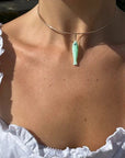 Fortuna Chrysoprase Fish Charm Necklaces Thatch 