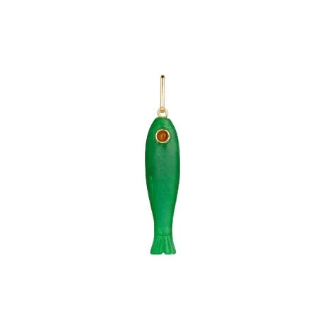 Fortuna Green Jade Fish Charm Necklaces Thatch 