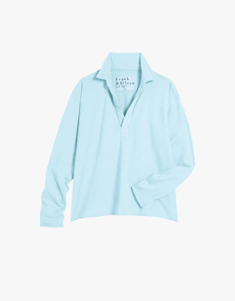 Patrick Popover Fleece Henley Dive Tops - Sweatshirts Frank & Eileen 