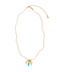 Freshwater Pearl Charm Necklace Necklaces Clare V. 