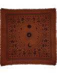 Cosmic Rodeo Bandana Wrap Rust Navy Scarves Freya 
