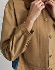 Gabe Jacket Dark Khaki Jackets Tanya Taylor 