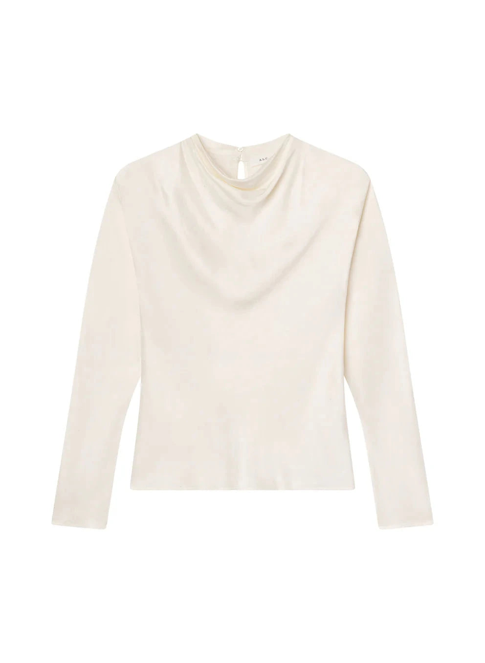 Georgia Satin Top Cream Tops - Blouses A.L.C 