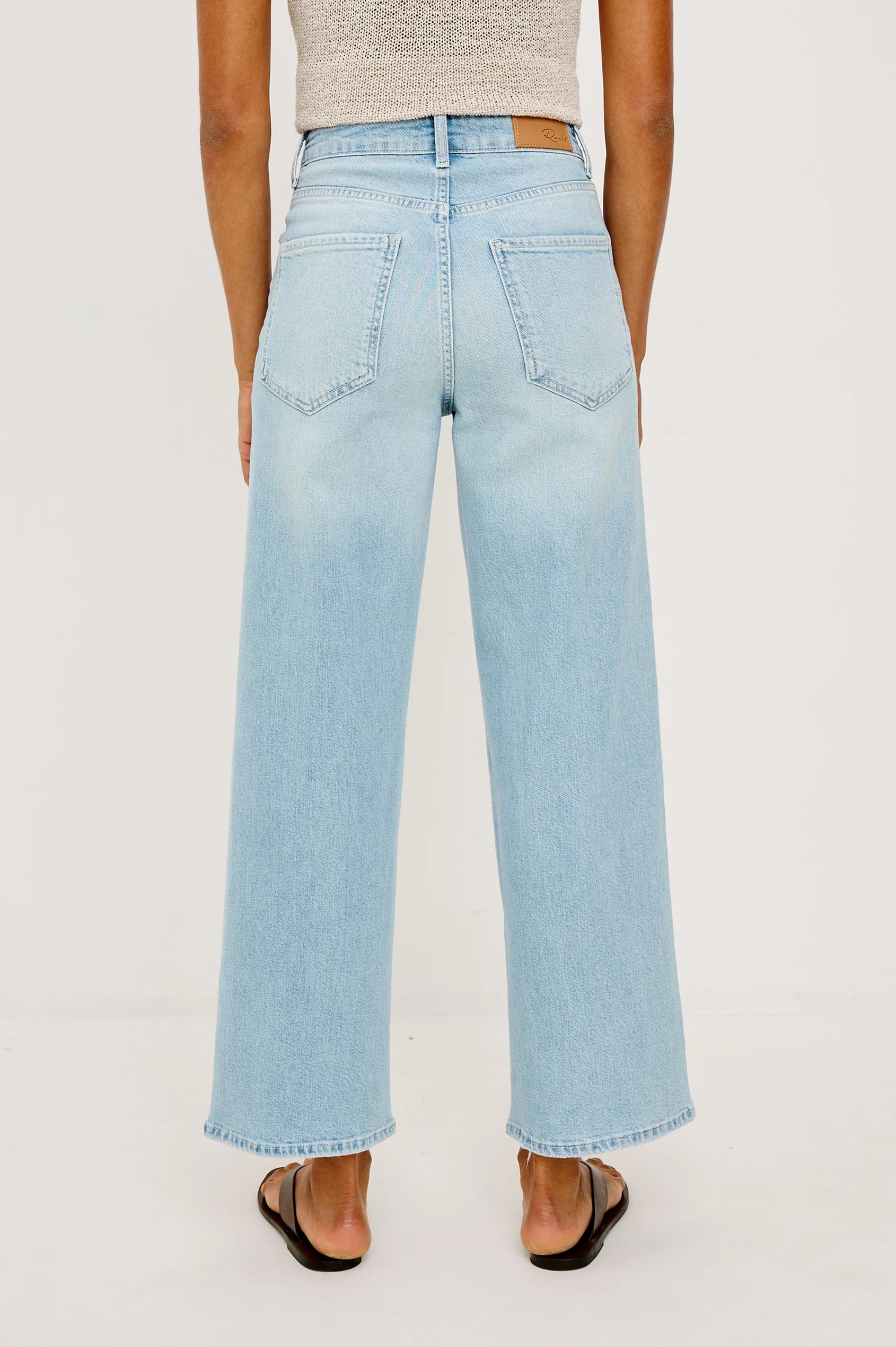Getty Crop Wide Leg Lelani Embroidered