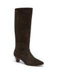 Gwen Boot Chocolate Kid Suede Knee High Boots Silent D 
