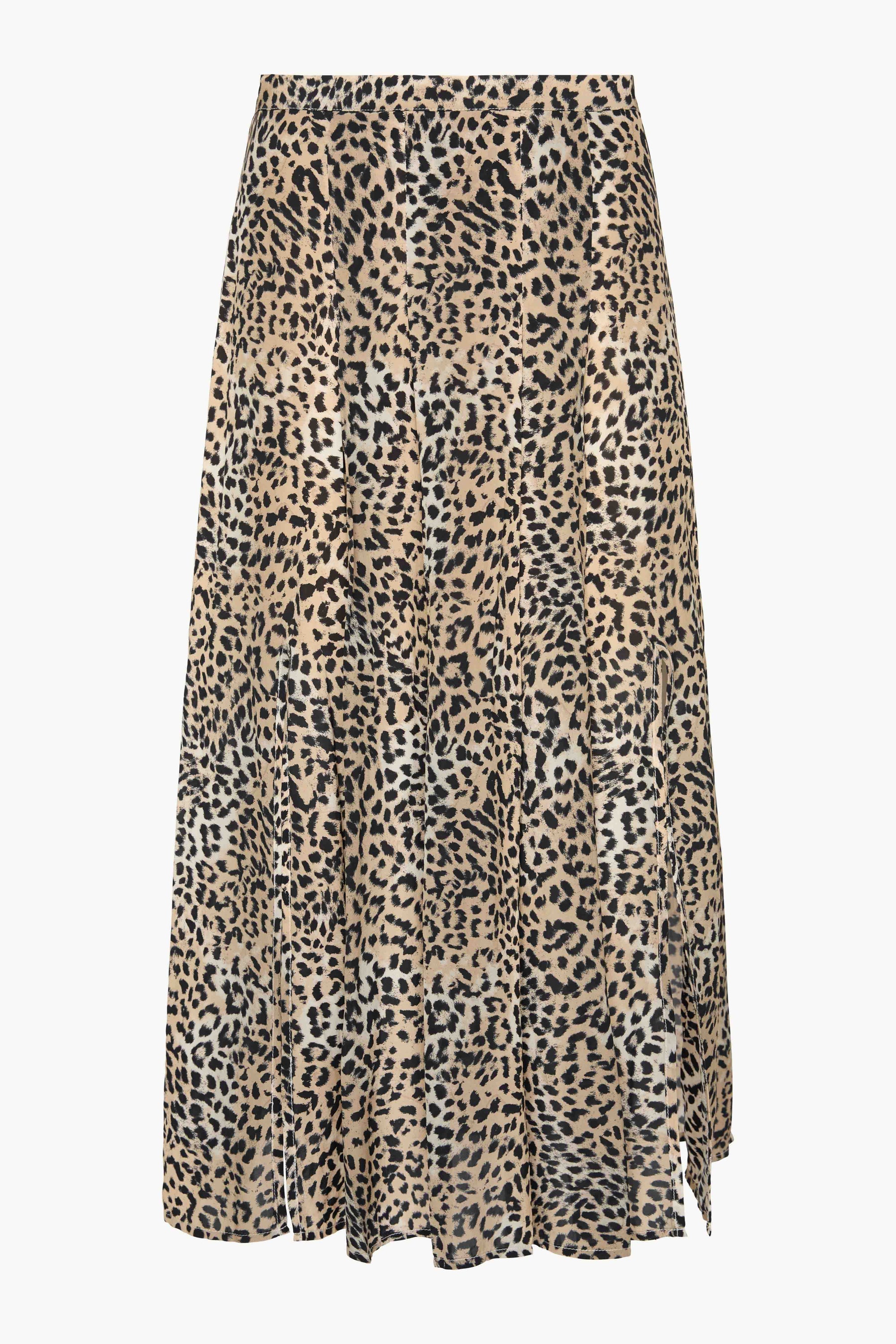 Glenda Skirt Golden Leopard Skirts - Midi Caballero 