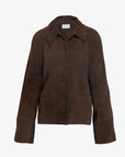 Gidget Jacket Chocolate Outerwear - Longsleeve Tanya Taylor 