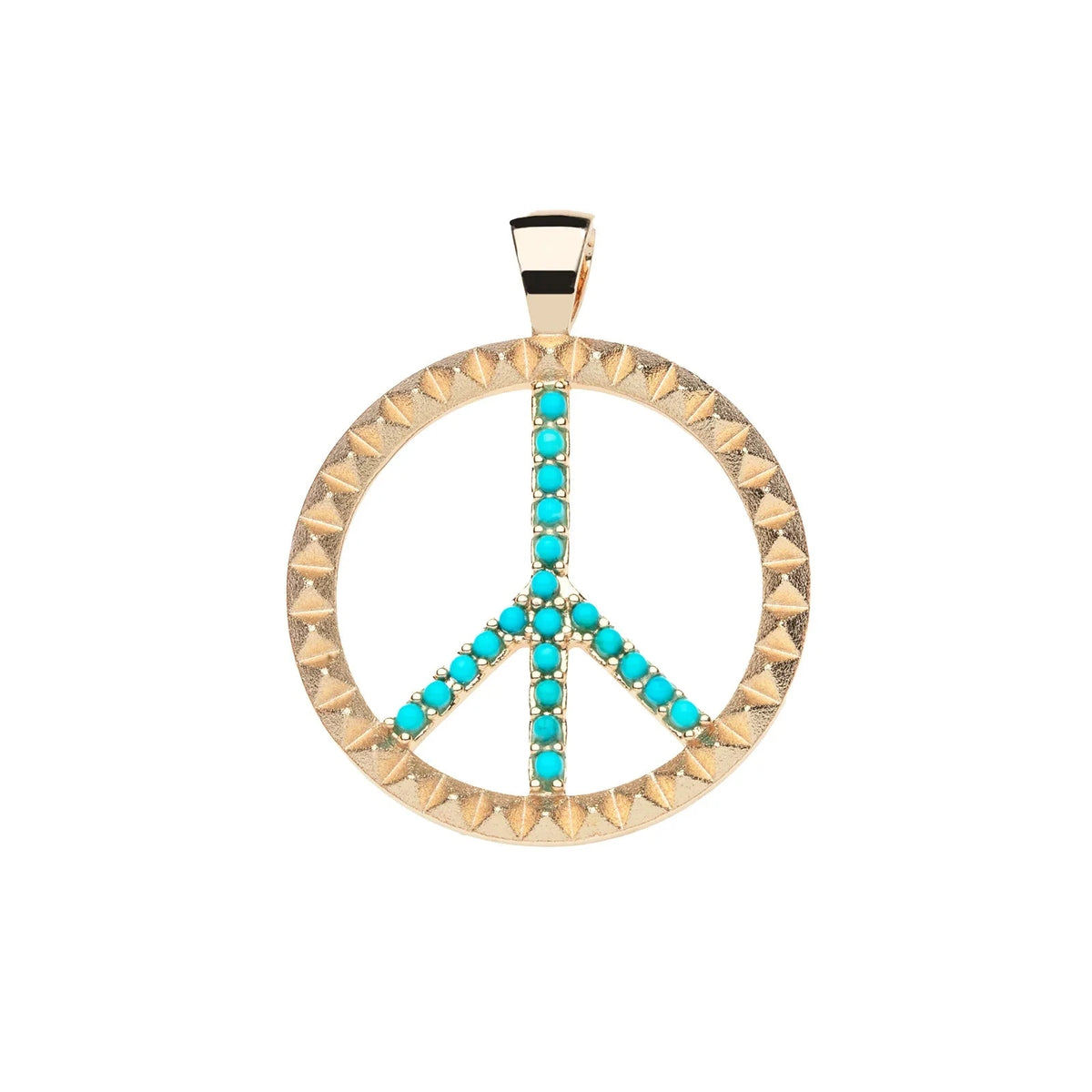 Give Peace a Chance Pendant 16-18" Classic Rolo Chain Necklaces Jane Win 