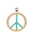 Give Peace a Chance Pendant 16-18" Classic Rolo Chain Necklaces Jane Win 