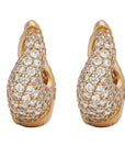 Juana Hoops Crystal/Gold Earrings Mignonne Gavigan 