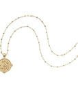 Grace Small Pendant Coin 16-18" Satellite Chain Necklaces Jane Win 