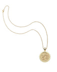 Gratitude Small Pendant Coin 16-18" Classic Rolo Necklaces Jane Win 