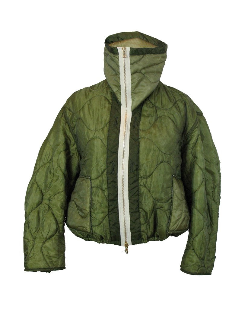 The Funnel Neck Liner Green Outerwear - Longsleeve Sloppy Seconds 