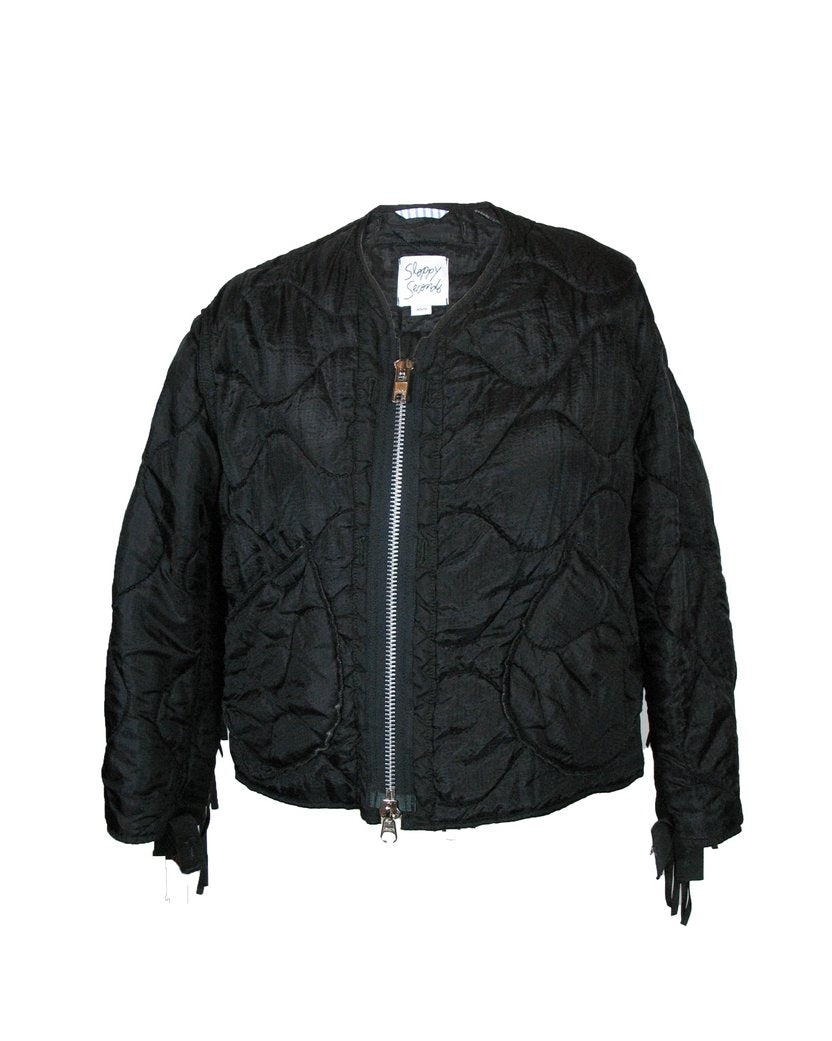 The Fringe Liner Black Outerwear - Longsleeve Sloppy Seconds 