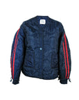 The Track Liner Navy/Burgundy Stripe Outerwear - Longsleeve Sloppy Seconds 