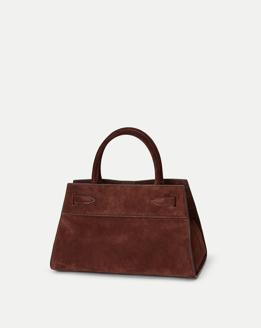 Suede Dash Bag Chestnut Tote & Satchel Veronica Beard 