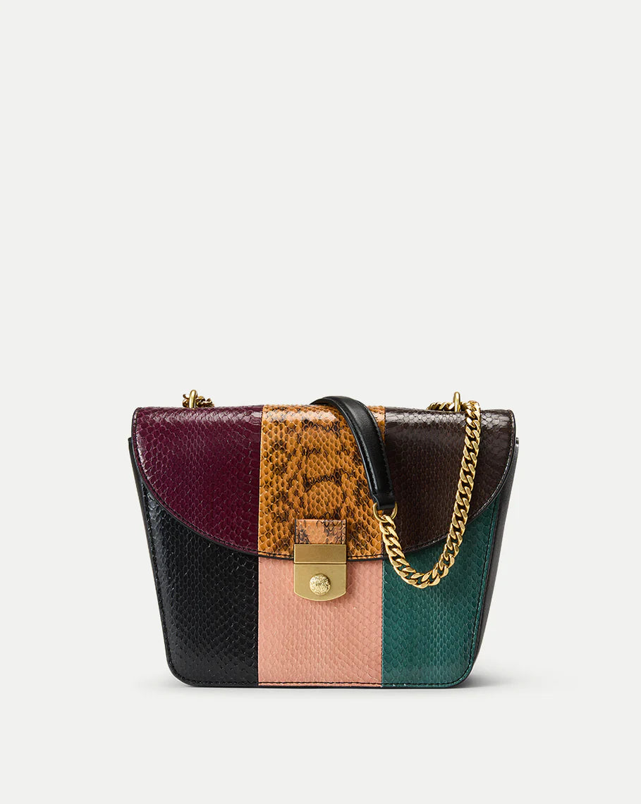 Trap Chain Shoulder Bag Cognac Multi Crossbody Veronica Beard 