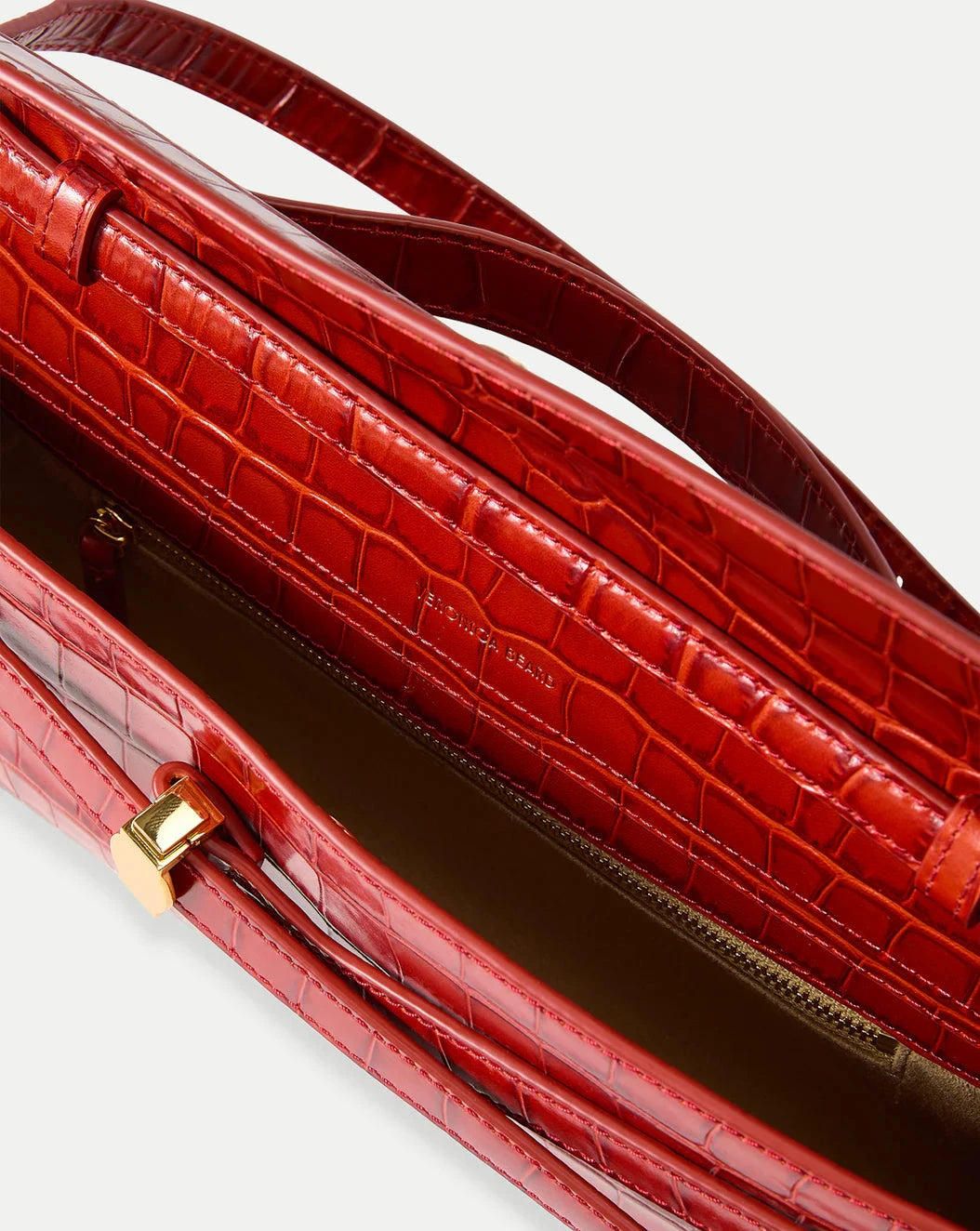 Dash Clutch Carnelian Red Clutch Veronica Beard 