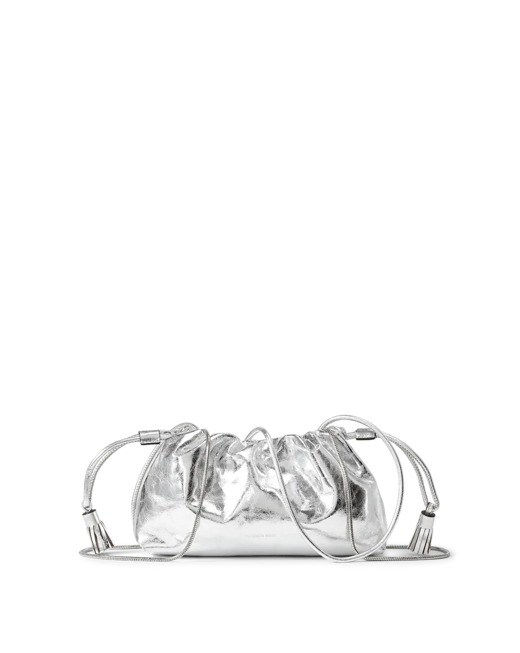 Small Stash Bag Silver Clutch Veronica Beard 