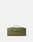 Dash Clutch Leather Stone Army Clutch Veronica Beard 