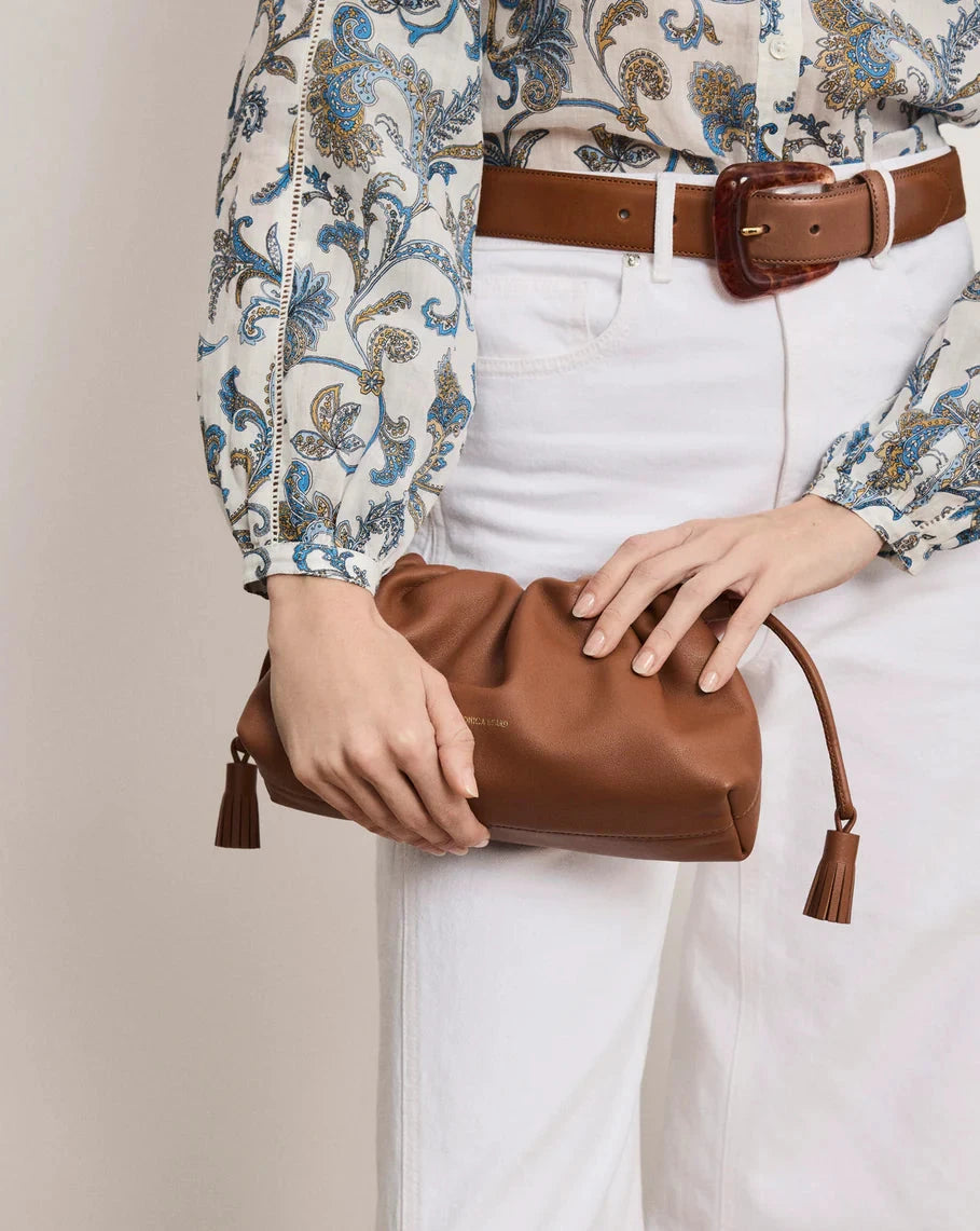 Small Stash Leather Crossbody Hazelwood Crossbody Veronica Beard 