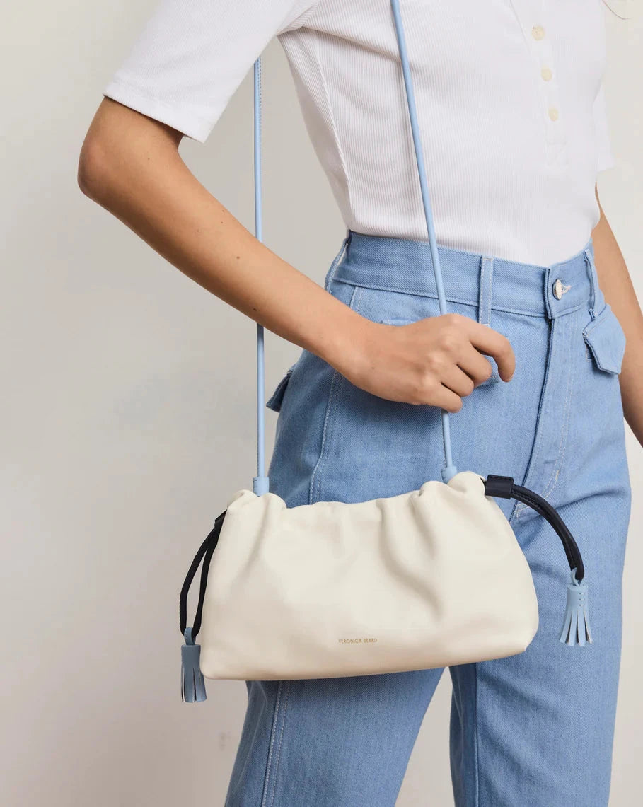 Small Stash Leather Crossbody Off White Multi Crossbody Veronica Beard 