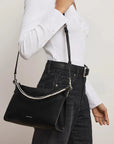 Small Vida Shoulder Bag Black Hobo & Shoulder Veronica Beard 