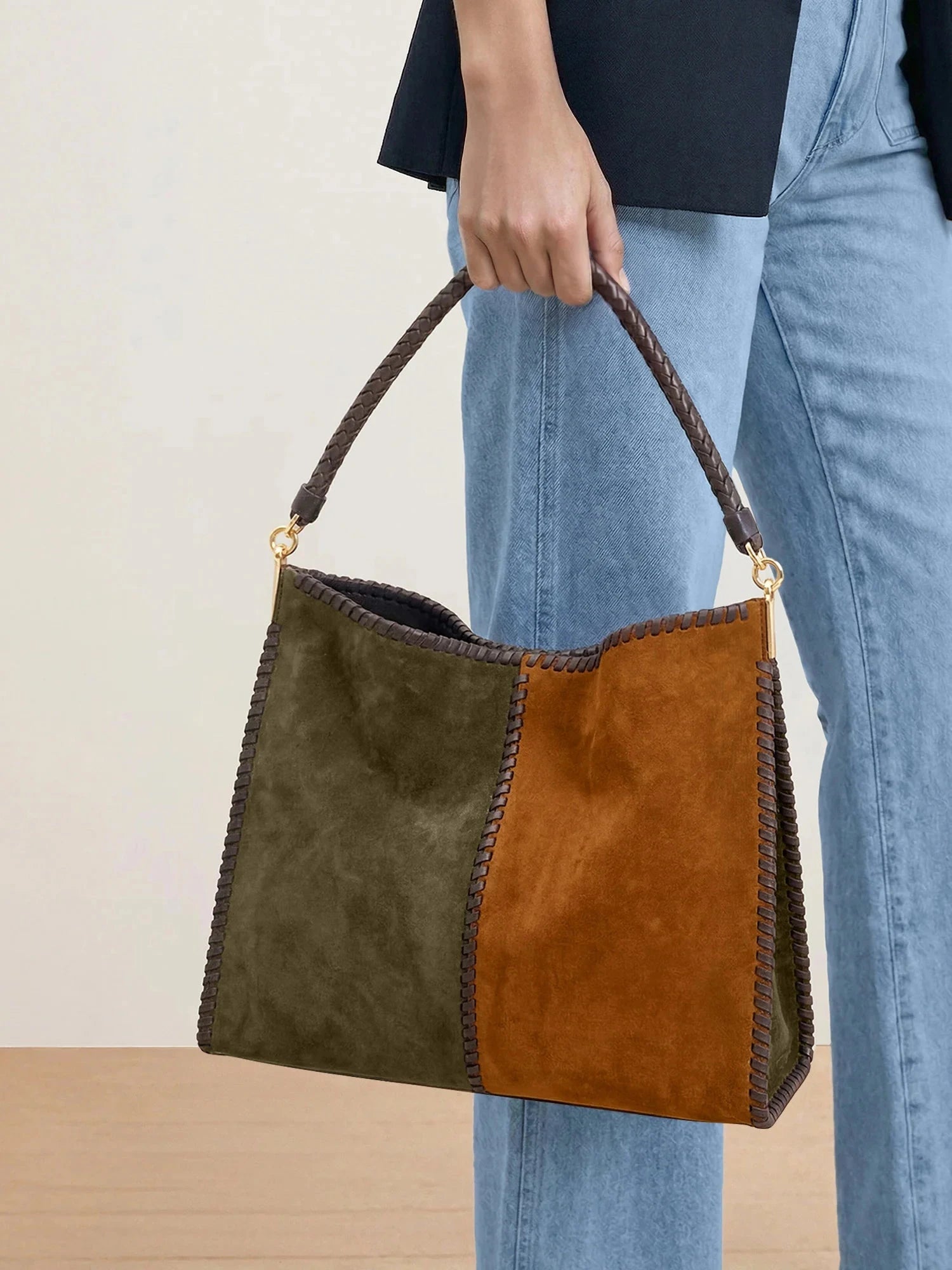 Colorblock Vida Bag Cypress Multi Hobo & Shoulder Veronica Beard 