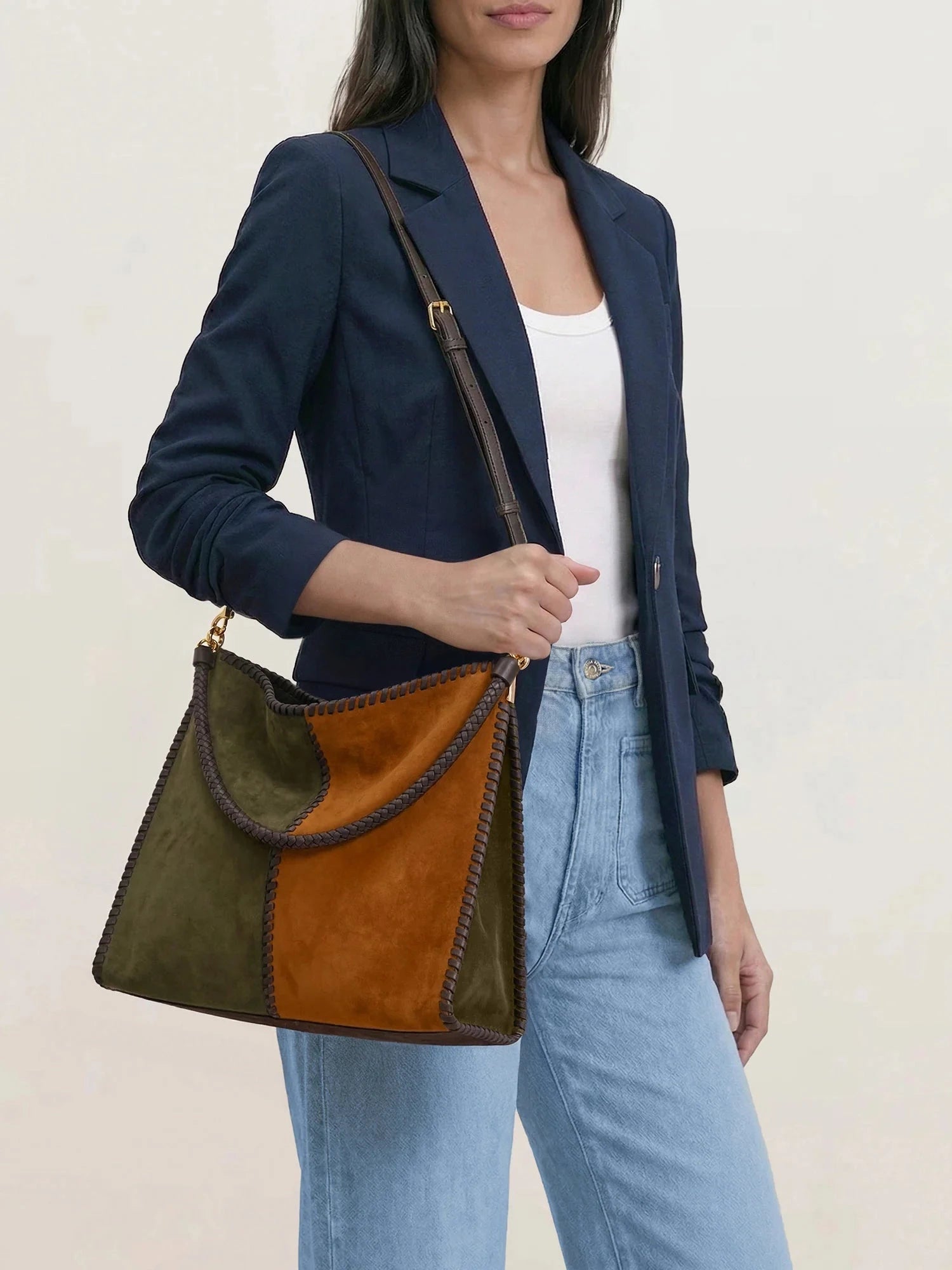 Colorblock Vida Bag Cypress Multi Hobo & Shoulder Veronica Beard 