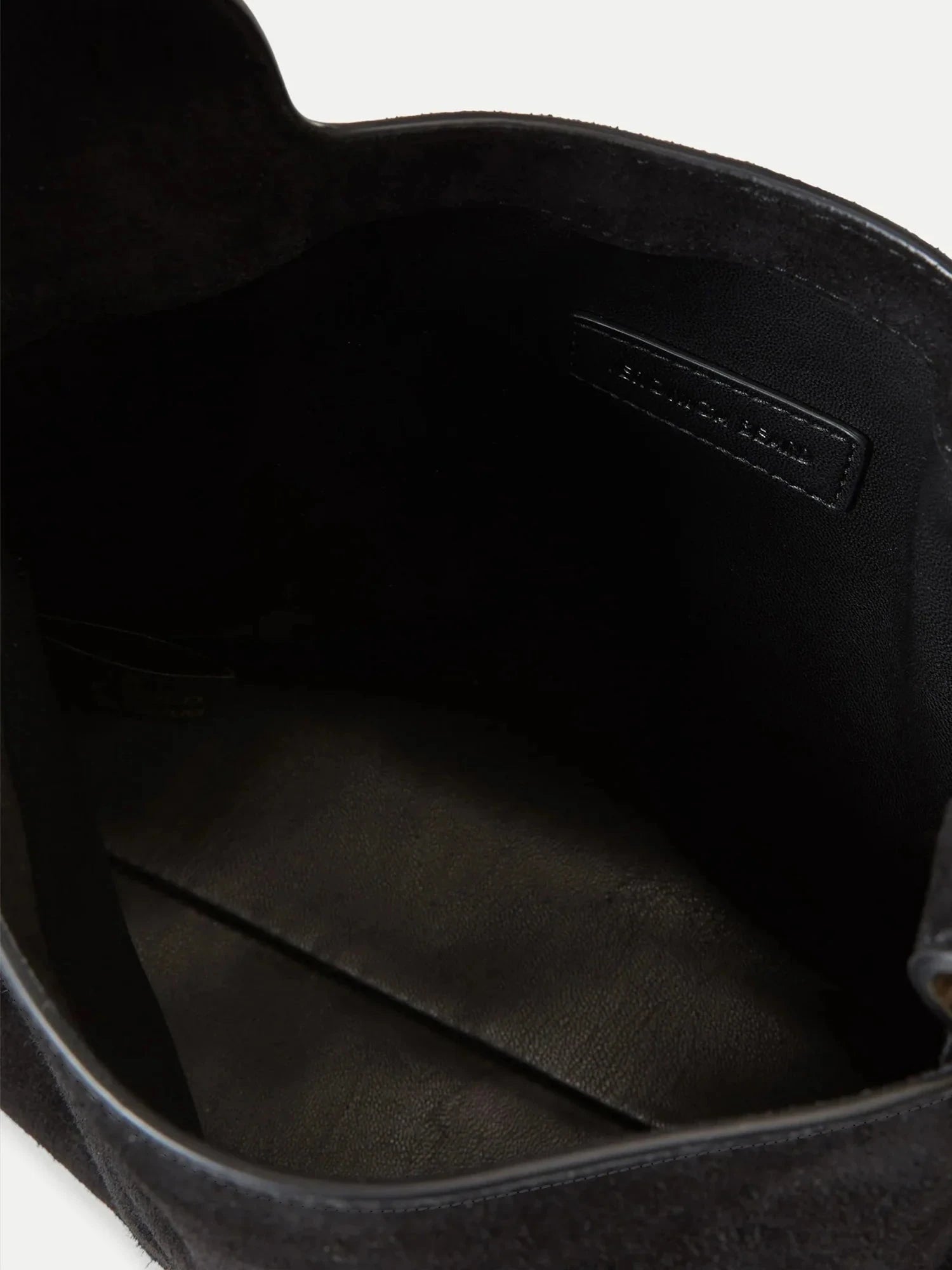 Suede Swing Bag Black Clutch Veronica Beard 