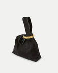 Suede Swing Bag Black Clutch Veronica Beard 