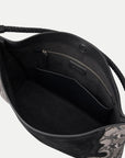 Vida Shoulder Bag Snake Embossed Black Hobo & Shoulder Veronica Beard 