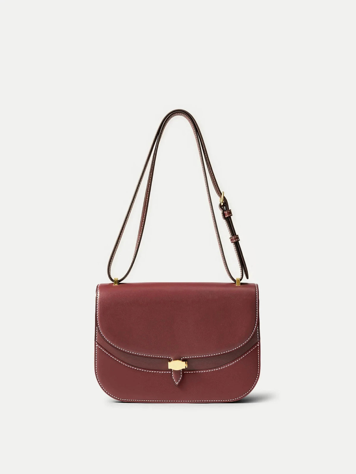 Dash Saddle Bag Burgundy Hobo & Shoulder Veronica Beard 