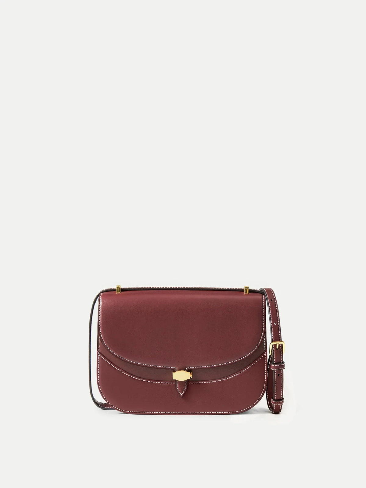 Dash Saddle Bag Burgundy Hobo & Shoulder Veronica Beard 