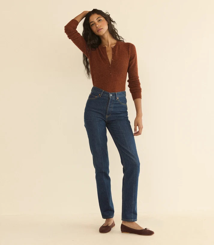 Heath Cashmere Henley Ember
