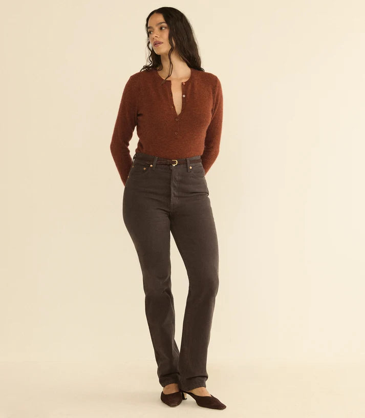 Heath Cashmere Henley Ember