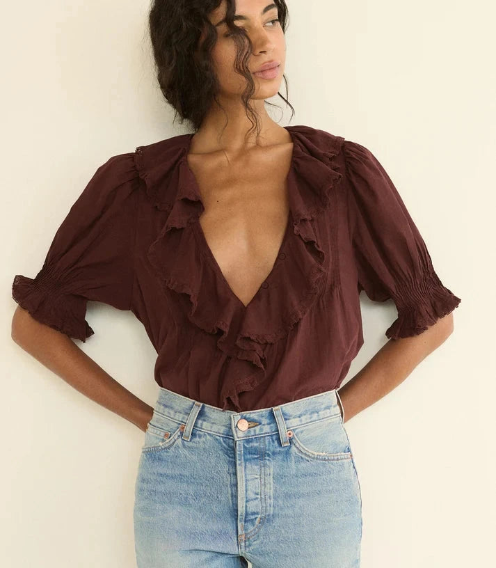 Henri Top Dahlia Tops - Blouses Doen 
