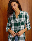 Hunter Shirt Game Day Green Tops - Button Down Rails 