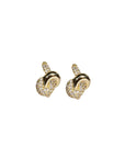 Love Knot Studs Yellow Gold Earrings Native Gem 