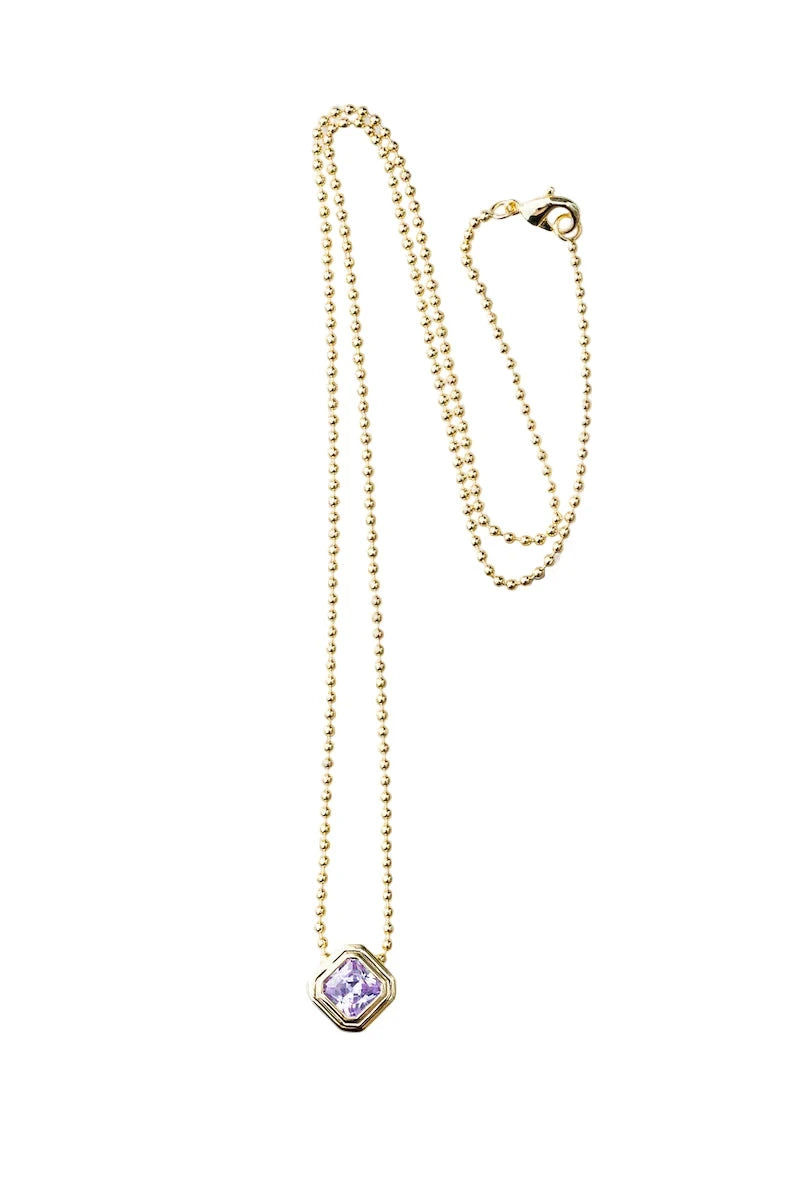 Icon Necklace Amethyst Necklaces Native Gem 