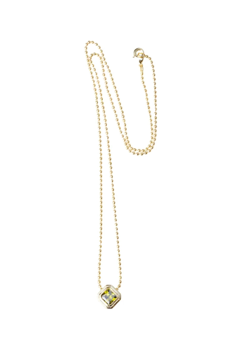 Icon Necklace Peridot Necklaces Native Gem 