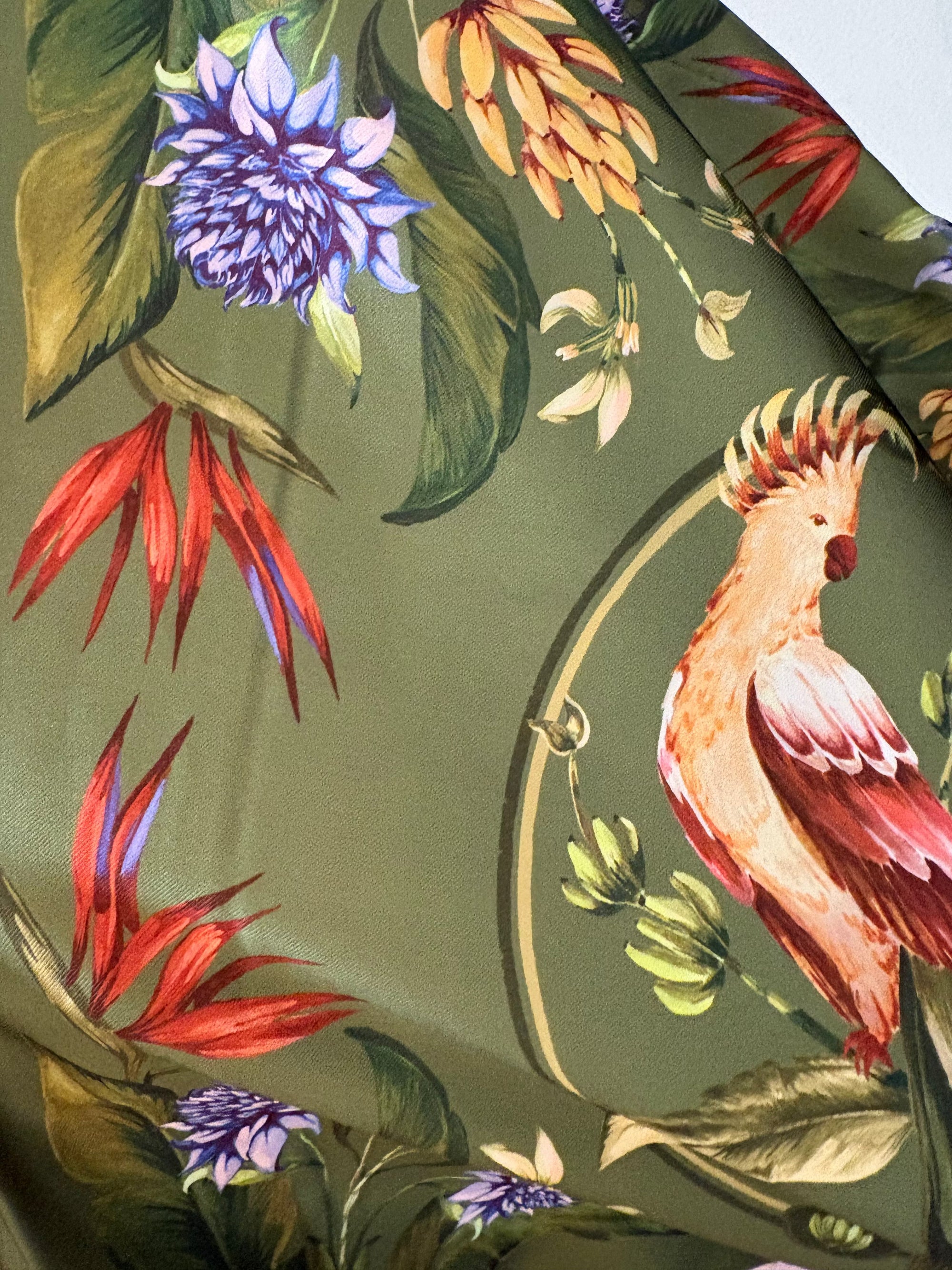 Tropical Satin Scarf Medium Bag Hobo & Shoulder Farm Rio 