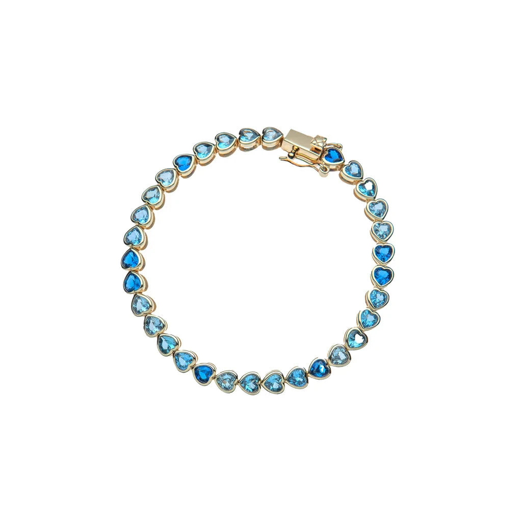 Made From Love Tennis Bracelet Ocean Blue Ombre Bracelets Jane Win 