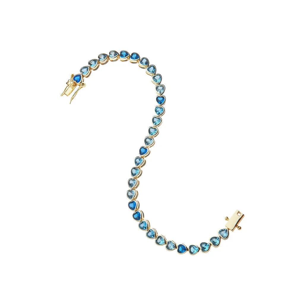 Made From Love Tennis Bracelet Ocean Blue Ombre Bracelets Jane Win 