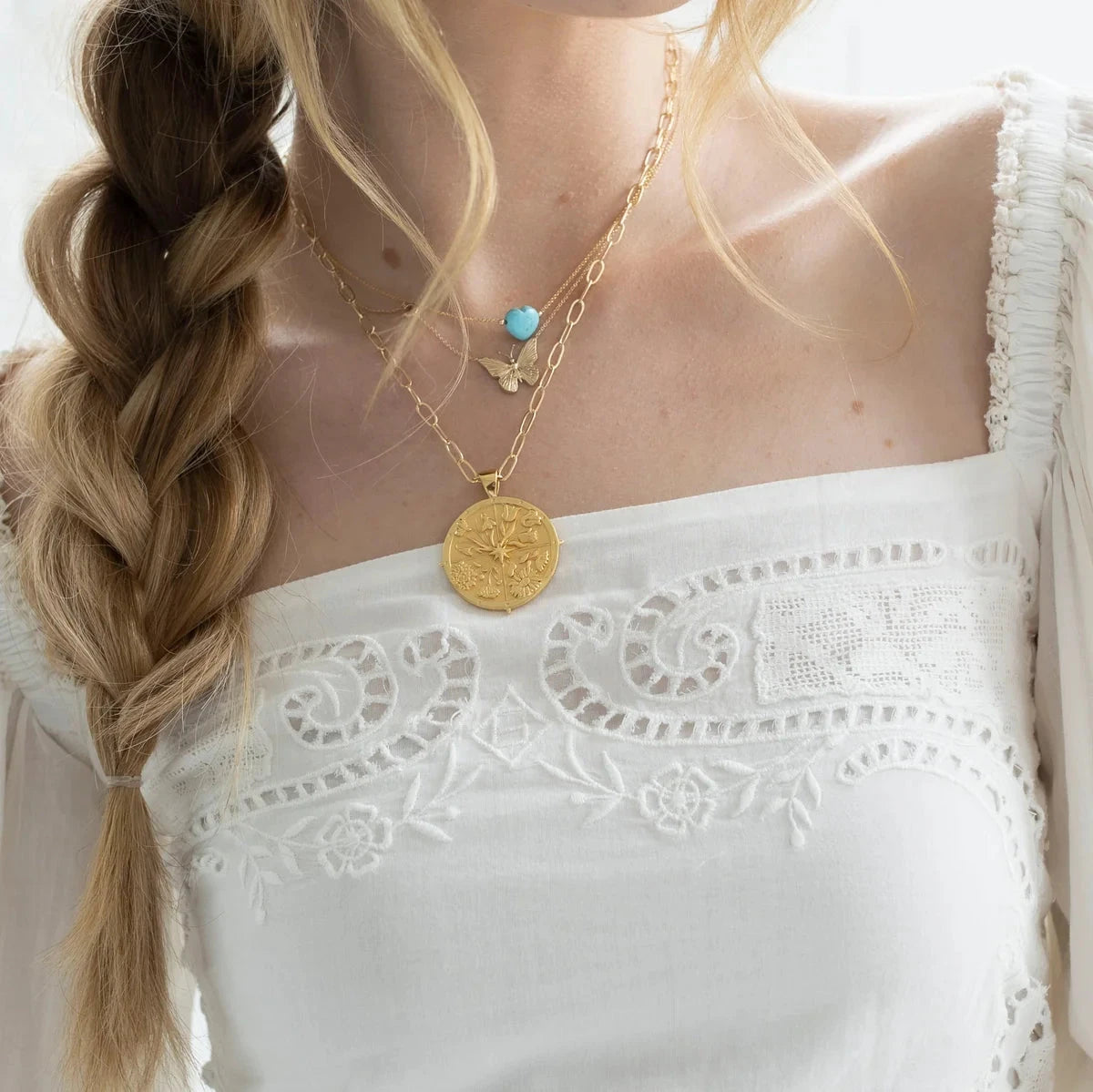 18" Drawn Link Chain Necklaces Jane Win 