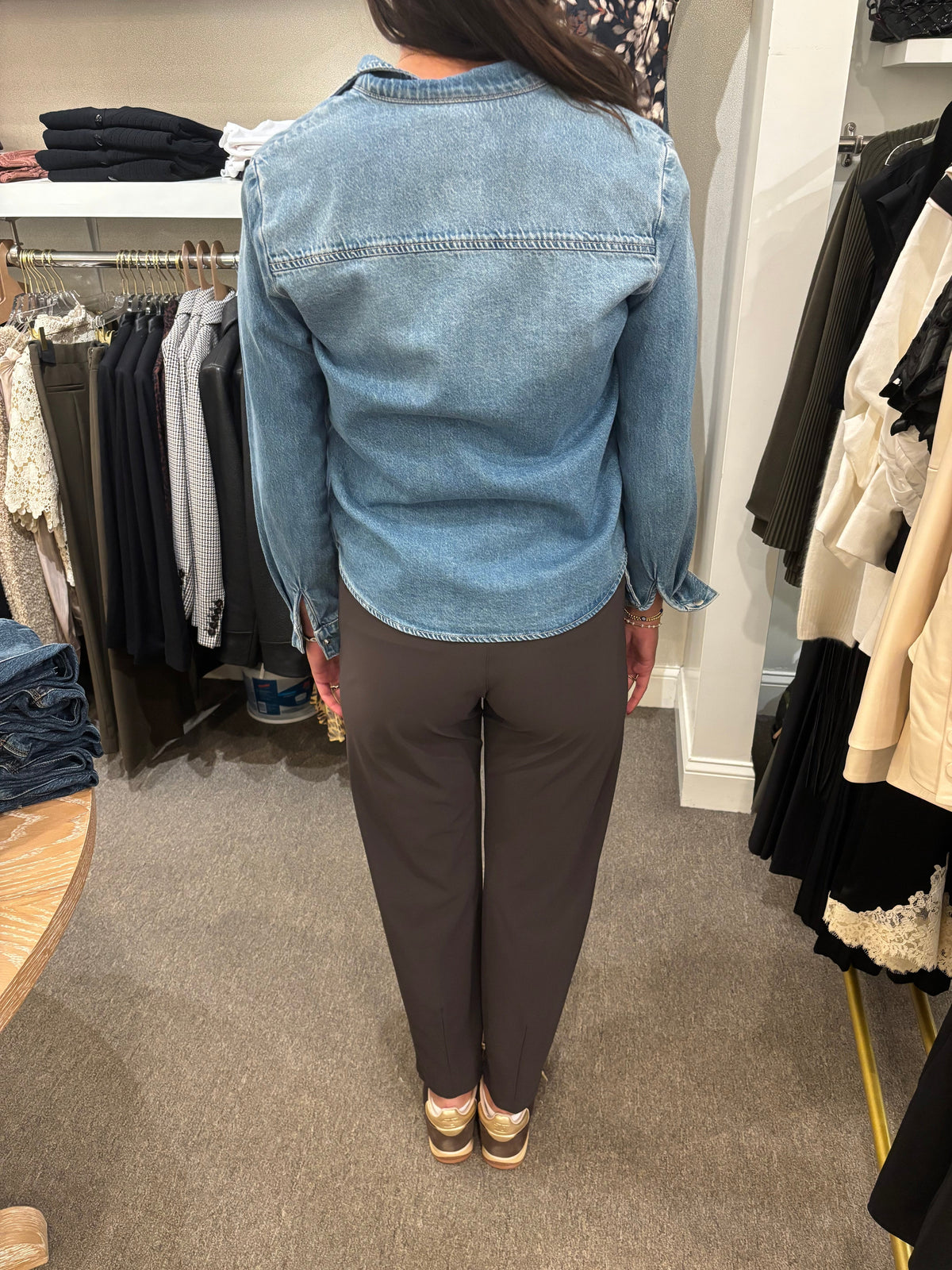 Prime Time Barrel Pant Chocolate Pants - Trousers Elliott Lauren 