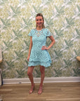 Lina Laced Guipure Mini Dress Pool Dresses - Short Simkhai 