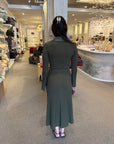 Ismelle Collared Midi Dress Dark Olive Dresses - Midi Simkhai 